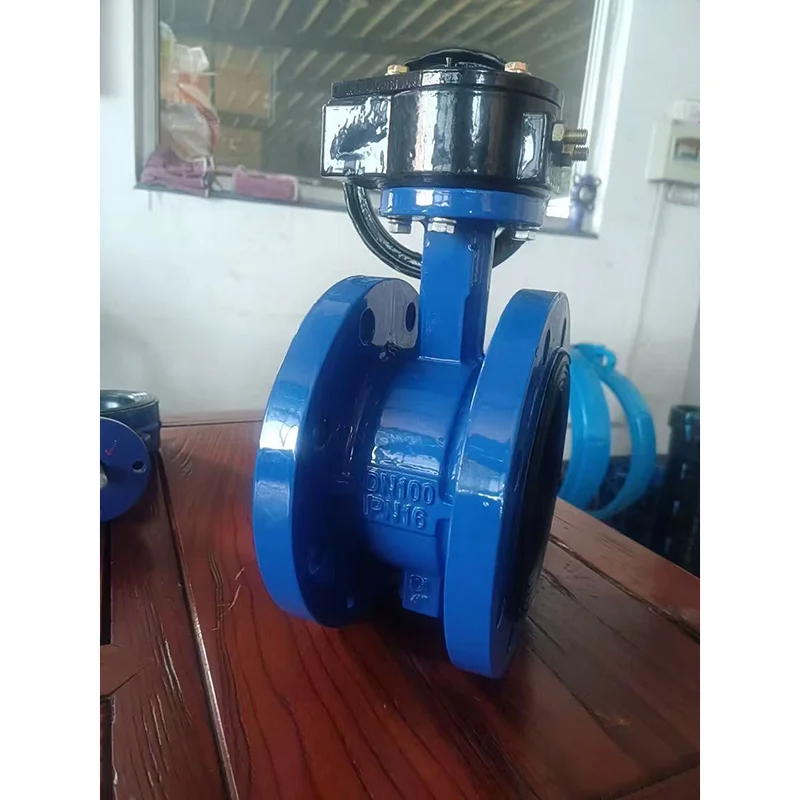 Injap rama -rama flange yang dimeteraikan lembut untuk saluran paip bekalan air