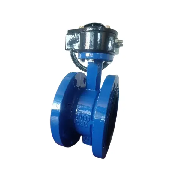 Injap rama -rama flange yang dimeteraikan lembut untuk saluran paip bekalan air